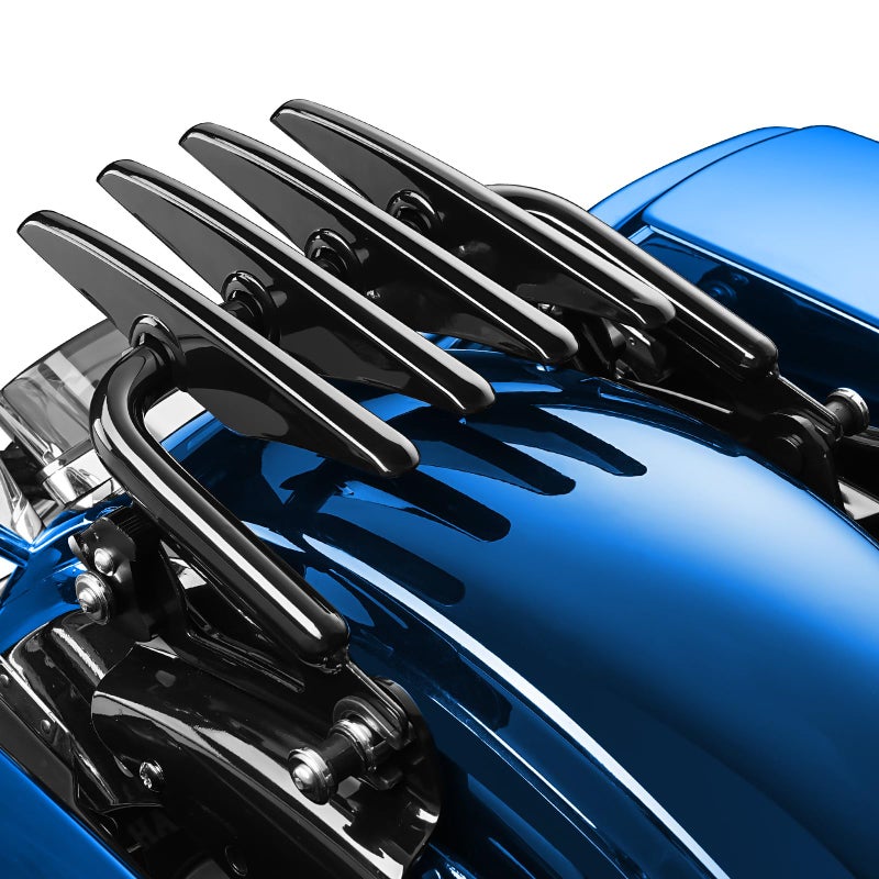 PBYMT Stealth Luggage Rack Compatible for Harley Touring, Detachable Luggage Rack Compatible with Harley Davidson Street Glide Road Glide Road King Electra Glide Ultra Limited 2009-2024 (Black) - Image 1